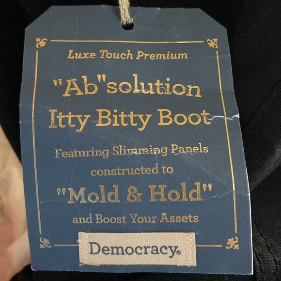 Democracy Absolution Itty Bitty Boot Black Jeans  - SZ 8 Tall - NWT - Picture 7 of 9
